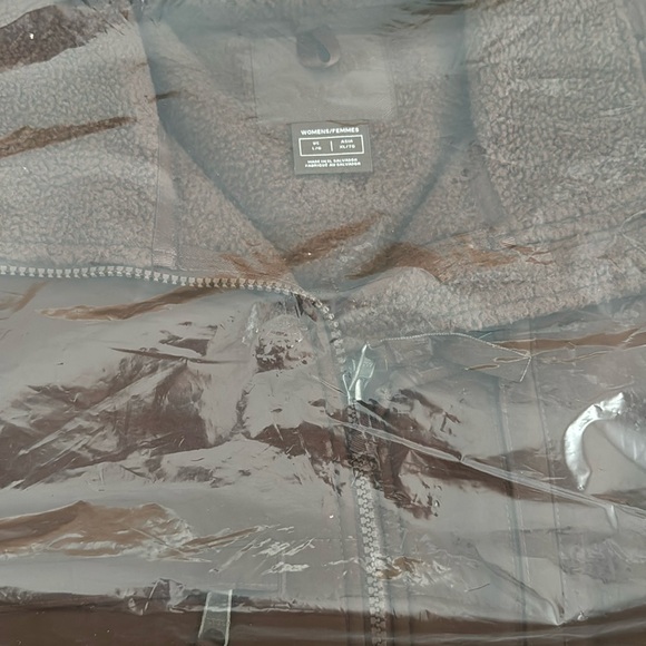 NWT The North Face x SKIMS 1995 RETRO DENALI FLEECE JACKET Size Large in Cocoa - Picture 3 of 11